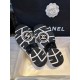 Chanel Solid Color Embossed Pattern Sneakers