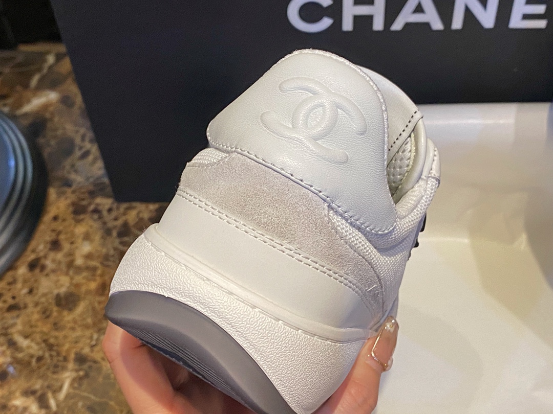 Chanel White Sneakers