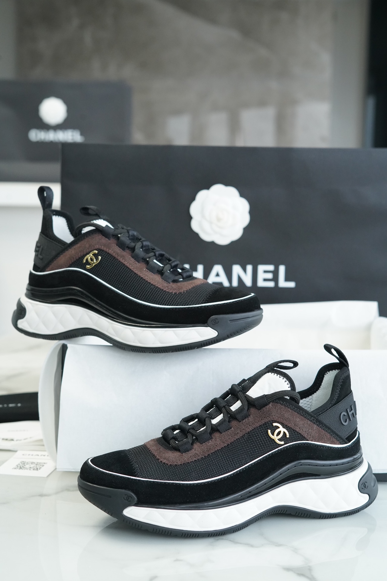 Chanel Panda Sneakers