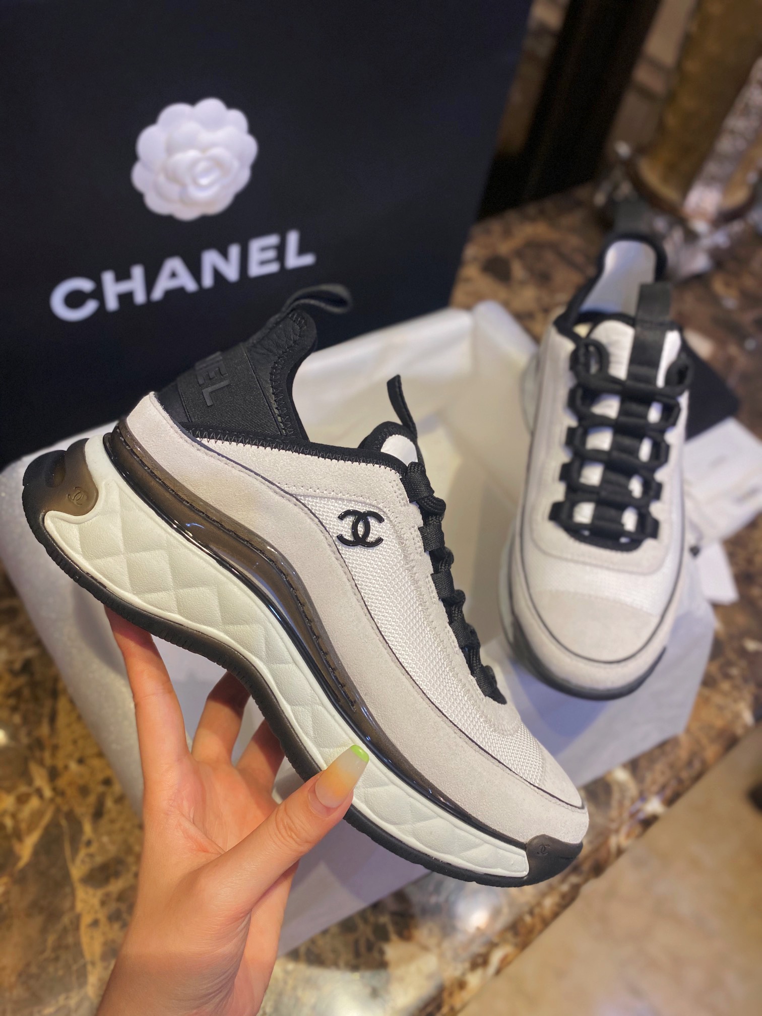 Chanel Panda Sneakers