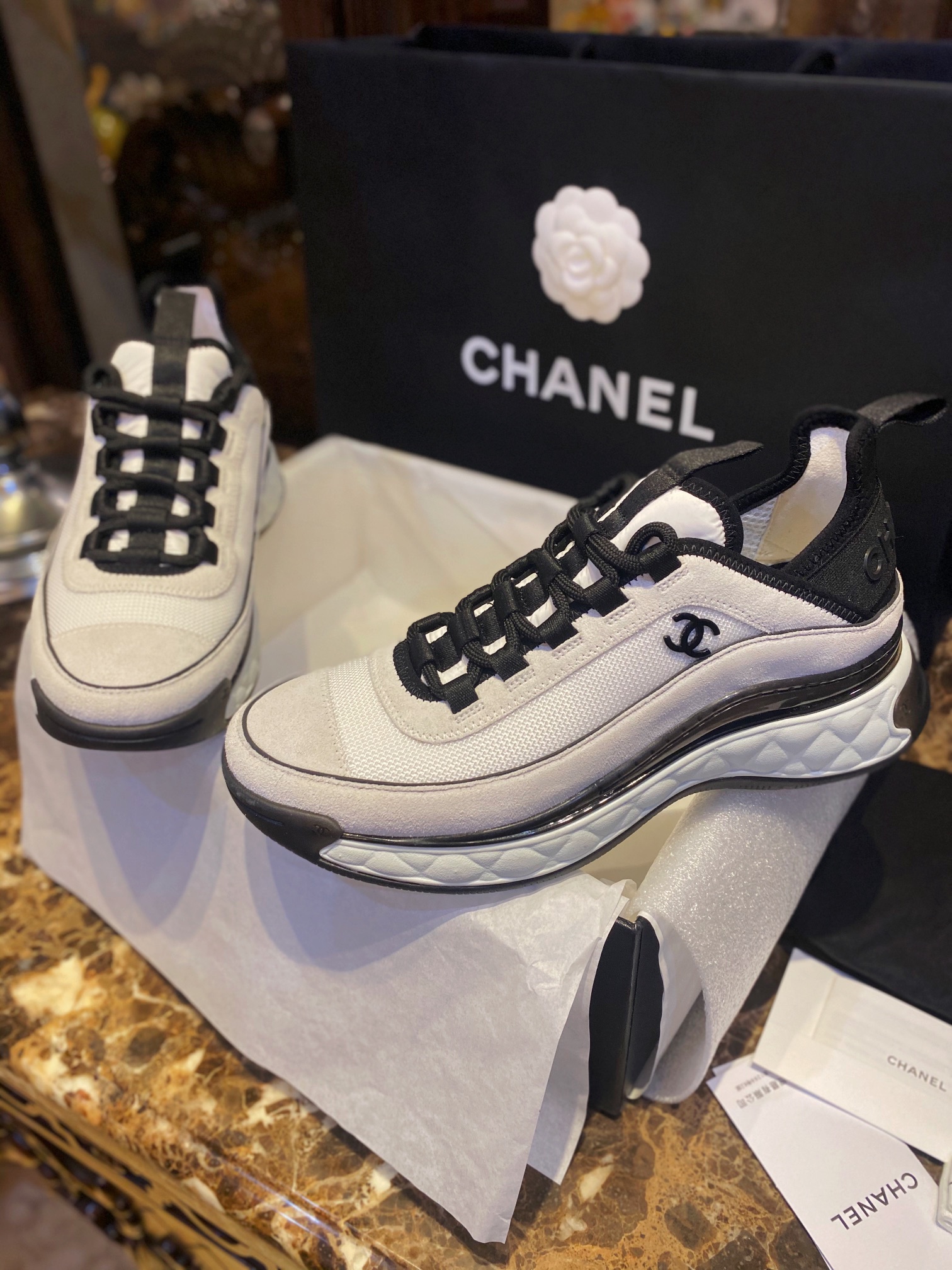 Chanel Panda Sneakers