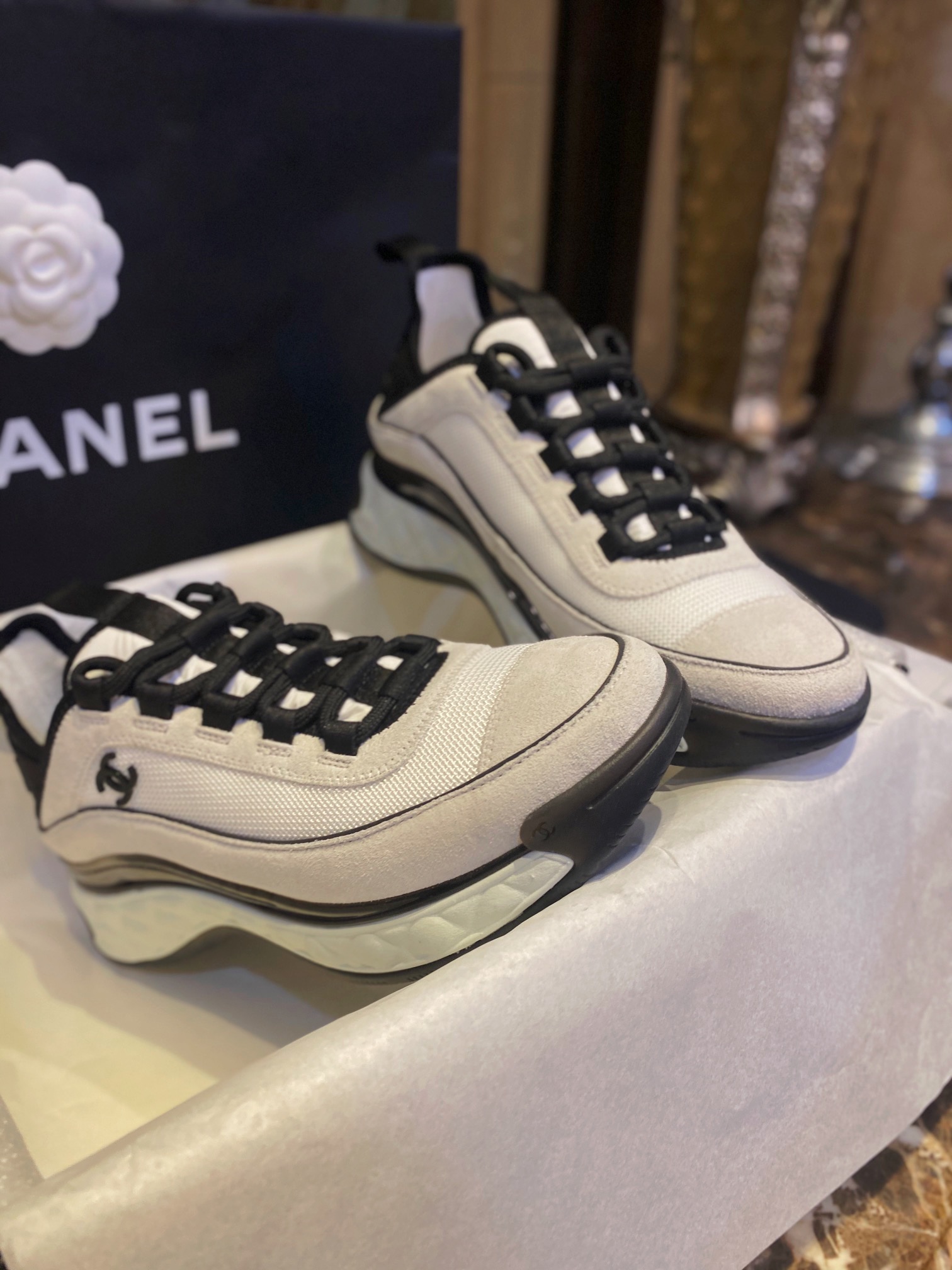 Chanel Panda Sneakers