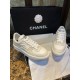 Chanel Beige Canvas Sneakers