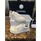 Chanel Beige Canvas Sneakers