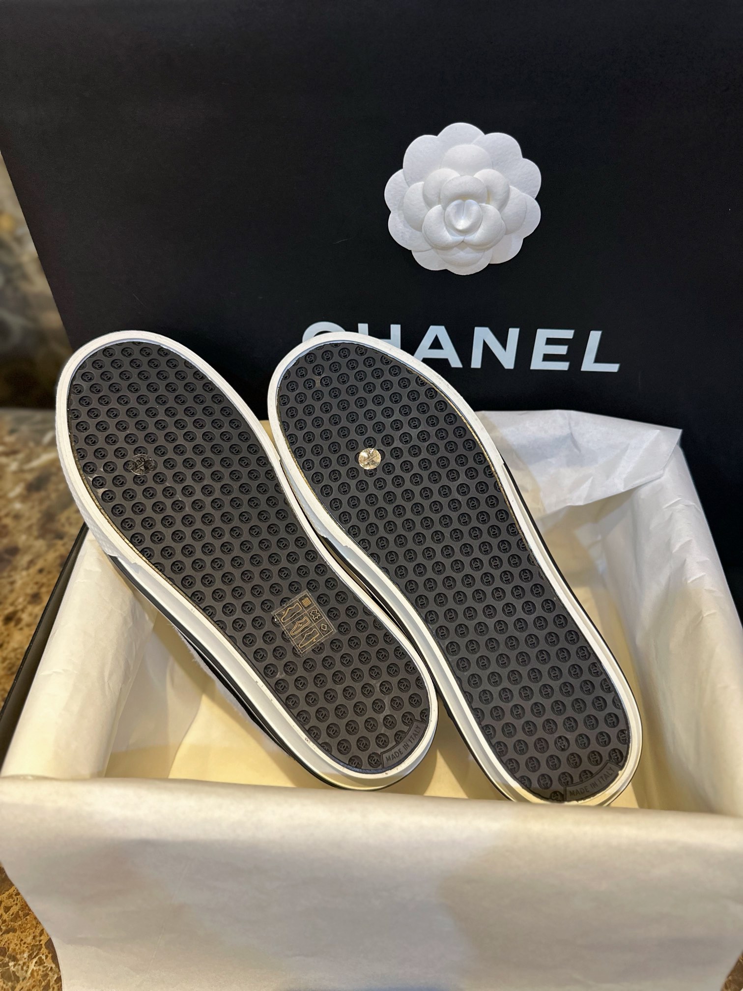 Chanel Panda Chunky Casual Skate Shoes