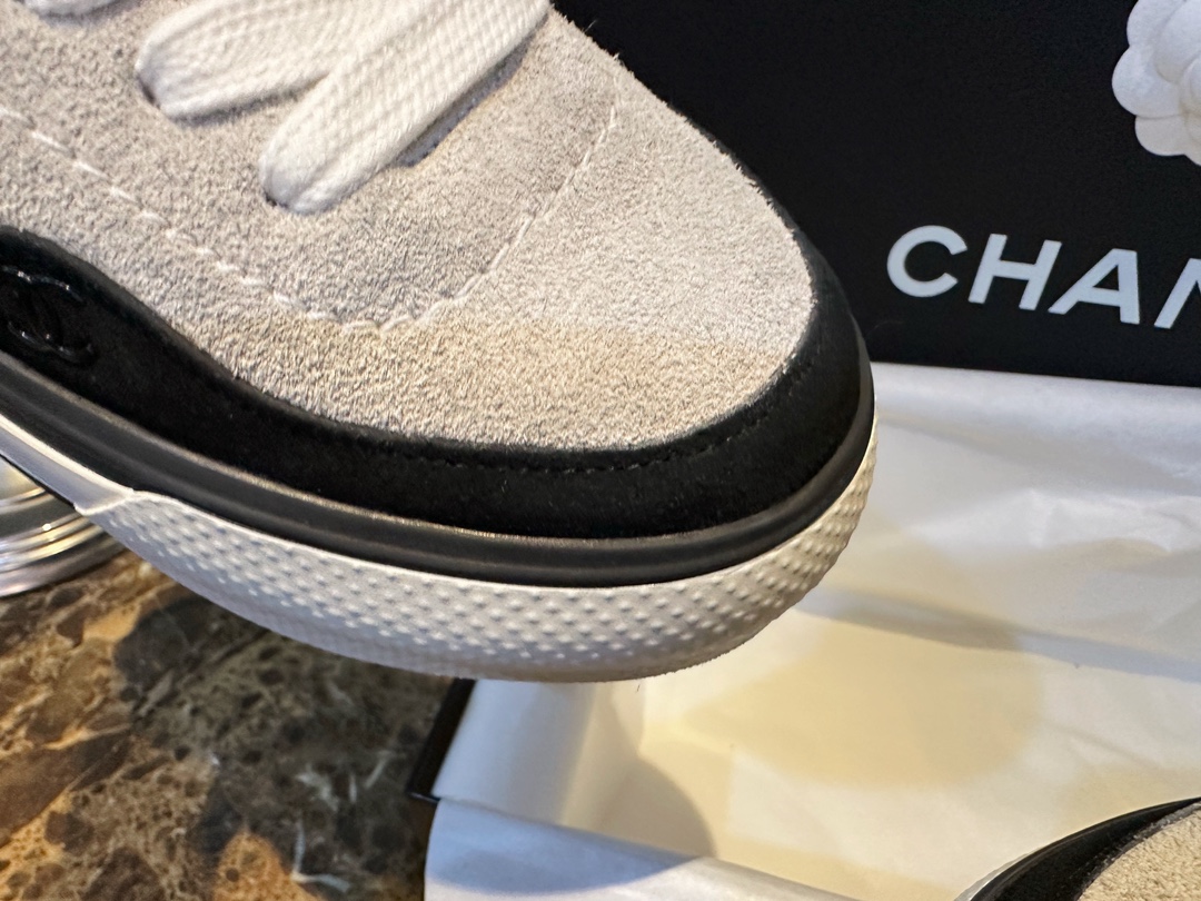 Chanel Panda Chunky Casual Skate Shoes