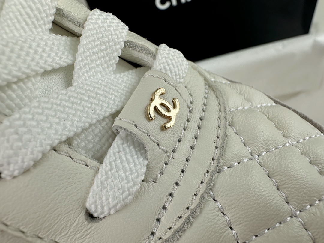 Chanel White DeXun Sports Shoes