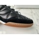 Chanel Black DeXun Sports Shoes: Black Imported Cowhide Patchwork with Suede + TPU Combination Outsole