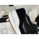 Chanel Black DeXun Sports Shoes: Black Imported Cowhide Patchwork with Suede + TPU Combination Outsole