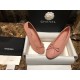 Chanel Pink Ballerina Shoes with Italian Customized Quilted Pattern + Italian Axe Block A+ Grade Genuine Leather Outsole