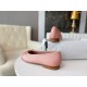 Chanel Pink Ballerina Shoes with Italian Customized Quilted Pattern + Italian Axe Block A+ Grade Genuine Leather Outsole