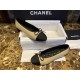 Chanel Diamond-Padded Apricot Ballet Flats