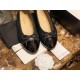 Chanel Classic Black Cowhide and Patent Leather Patchwork Sheepskin