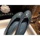 Chanel Blue Ballet Flats