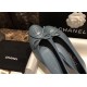 Chanel Blue Ballet Flats