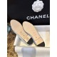 Chanel Haze Blue Petite Sheepskin Ballet Flats