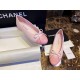 Chanel Cherry Blossom Pink Petite Sheepskin Ballet Flats