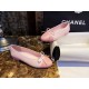 Chanel Cherry Blossom Pink Petite Sheepskin Ballet Flats