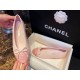 Chanel Cherry Blossom Pink Petite Sheepskin Ballet Flats