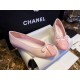 Chanel Cherry Blossom Pink Petite Sheepskin Ballet Flats