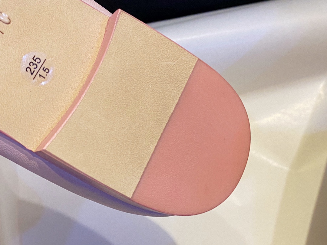 Chanel Cherry Blossom Pink Petite Sheepskin Ballet Flats