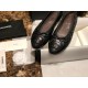 Chanel Italian Original Sponge-Cushioned Cowhide Ballet Flats