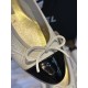 Chanel 3D Embroidered White Ballet Flats