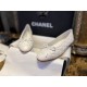 Chanel Customized Imported Elephant-Embossed Cowhide Diamond-Pattern White