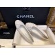 Chanel Customized Imported Elephant-Embossed Cowhide Diamond-Pattern White