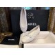 Chanel Customized Imported Elephant-Embossed Cowhide Diamond-Pattern White