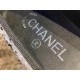 Chanel Black and White Tweed Fringed Ballet Flats