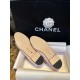 Chanel Lina Belle Pink Velvet Ballet Flats