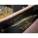 Chanel Lina Belle Pink Velvet Ballet Flats