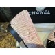 Chanel Lina Belle Pink Velvet Ballet Flats