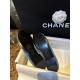 Chanel Denim Print Ballet Flats