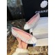 Chanel Pink Wool Ballet Flats