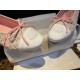 Chanel Pink Wool Ballet Flats