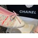 Chanel Pink Wool Ballet Flats