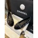 Chanel Camellia Wool Ballet Flats