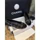 Chanel Camellia Wool Ballet Flats