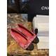 Chanel Dragon Fruit Colored Ballet Flats