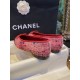 Chanel Dragon Fruit Colored Ballet Flats