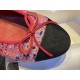 Chanel Dragon Fruit Colored Ballet Flats