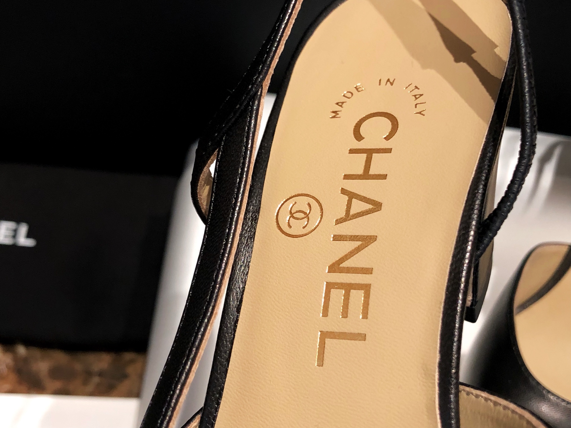 Chanel Classic 7cm Slingback in Genuine Sheepskin