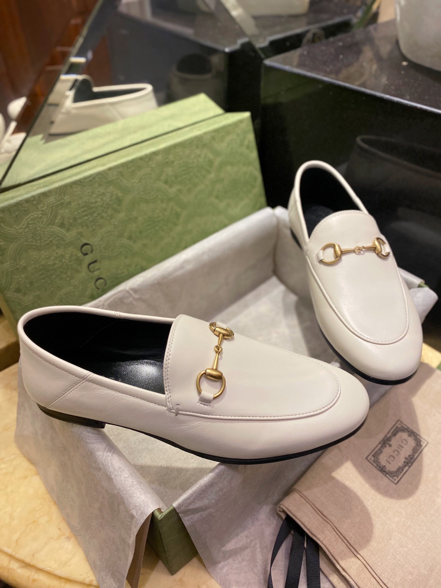 Gucci Horsebit Loafer with Heel