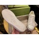 Ace Double G Perforated Grey Tail White Sneakers