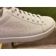 Ace Double G Perforated Grey Tail White Sneakers