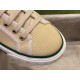 Beige Chunky Canvas Sneakers