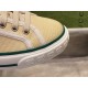 Beige Chunky Canvas Sneakers