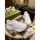 White GG Supreme Canvas Dad Sneakers